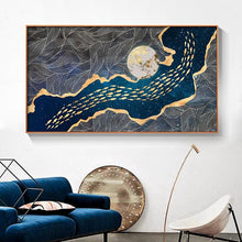 Load image into Gallery viewer, Golden Fish In A River Canvas Prints (70x122cm) - Decor Home