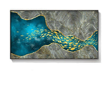 Load image into Gallery viewer, Golden Fish In A River Canvas Prints (70x122cm) - Decor Home
