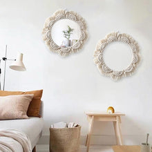 Load image into Gallery viewer, Boho Chic Macrame Mirror Decor - Decor Home