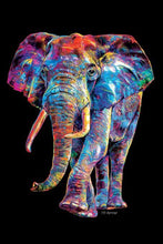 Load image into Gallery viewer, Vivid Abstract Elephant Canvas Print Wall Art - Decor Home