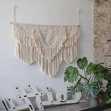 Load image into Gallery viewer, Extra Large Handmade Macrame Tapestry Wall Hanging - Decor Home