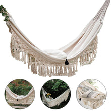 Load image into Gallery viewer, Bohemian Macrame Hammock - Decor Home