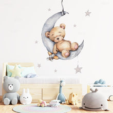 Load image into Gallery viewer, Napping On The Moon Wall Stickers for Nursery - Decor Home