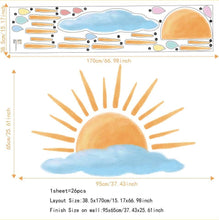 Load image into Gallery viewer, Sunrise On Rainy Cloudy Day Wall Sticker - Decor Home