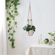 Load image into Gallery viewer, Handwoven Macrame Planters - 4 Pcs Set - Decor Home