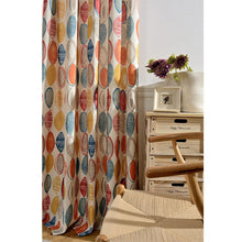 Load image into Gallery viewer, Circle Designed Blackout and Sheer Curtains - Decor Home