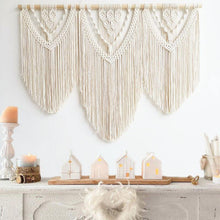 Load image into Gallery viewer, Beautifully Handmade Extra Large Macrame Wall Tapestry - Decor Home
