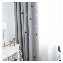 Load image into Gallery viewer, Geometric Blackout Curtains Ready Made Curtains - Decor Home