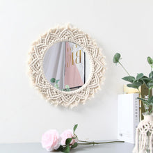 Load image into Gallery viewer, Bohemian Style Macrame Round Mirror - Decor Home
