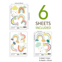 Load image into Gallery viewer, Colorful Rainbow Wall Stickers for Kids Room - Decor Home