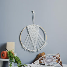 Load image into Gallery viewer, Round Cotton Yarn Wall Hanging Macrame - Decor Home