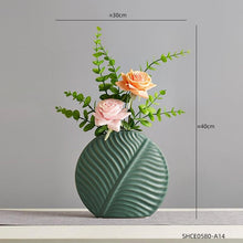 Load image into Gallery viewer, Ceramic Leaf Flower Vases - Decor Home