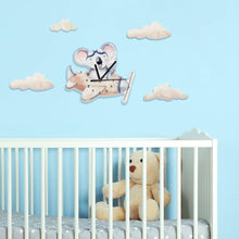 Load image into Gallery viewer, Koala Flying A Plan Nursery Wall Clock - Decor Home