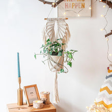 Load image into Gallery viewer, Angel Wings Handmade Macrame Plant Hanger - Decor Home