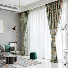 Load image into Gallery viewer, Botanical Luxury Ready Made Curtains - Decor Home