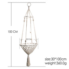 Load image into Gallery viewer, Handwoven Macrame Pet Swing Hammock - Decor Home