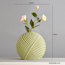 Load image into Gallery viewer, Ceramic Leaf Flower Vases - Decor Home