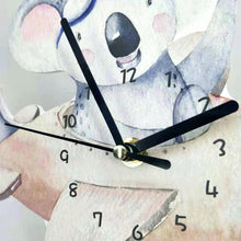 Load image into Gallery viewer, Koala Flying A Plan Nursery Wall Clock - Decor Home