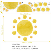 Load image into Gallery viewer, Majestic Sun Removable Wall Sticker - Decor Home