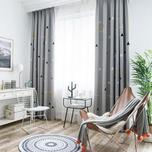 Load image into Gallery viewer, Geometric Blackout Curtains Ready Made Curtains - Decor Home