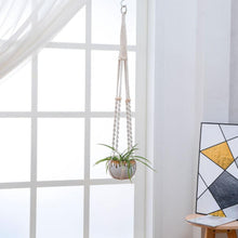 Load image into Gallery viewer, Handwoven Macrame Planters - 4 Pcs Set - Decor Home
