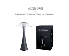 Load image into Gallery viewer, Touch Sensor LED Crystal Lamp - Black - Decor Home