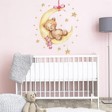 Load image into Gallery viewer, Napping On The Moon Wall Stickers for Nursery - Decor Home