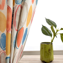 Load image into Gallery viewer, Circle Designed Blackout and Sheer Curtains - Decor Home