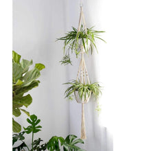 Load image into Gallery viewer, Handwoven Macrame Planters - 4 Pcs Set - Decor Home