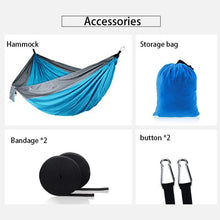 Load image into Gallery viewer, Ultralight Portable Camping Hammocks - Decor Home