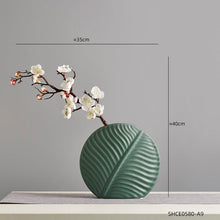 Load image into Gallery viewer, Ceramic Leaf Flower Vases - Decor Home