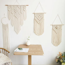 Load image into Gallery viewer, Large Handwoven Boho Macrame Wall Hanging Art Tapestry - Decor Home