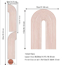 Load image into Gallery viewer, Peel And Stick Boho Arch Wall Stickers - Decor Home