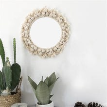 Load image into Gallery viewer, Round Makeup Mirror With Macrame - Decor Home