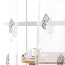 Load image into Gallery viewer, Modern Floral Sheer Curtains - Decor Home