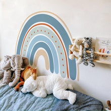 Load image into Gallery viewer, Blue Rainbow Elements Wall Stickers for Nursery - Decor Home