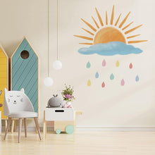 Load image into Gallery viewer, Sunrise On Rainy Cloudy Day Wall Sticker - Decor Home
