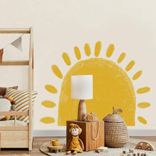 Load image into Gallery viewer, Spectacular Half Sun Peel And Stick Wall Sticker - Decor Home