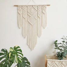 Load image into Gallery viewer, Large Handwoven Boho Macrame Wall Hanging Art Tapestry - Decor Home