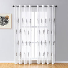 Load image into Gallery viewer, Modern Floral Sheer Curtains - Decor Home