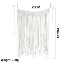 Load image into Gallery viewer, Handmade Large Macrame Backdrop Wall Hanging - Decor Home