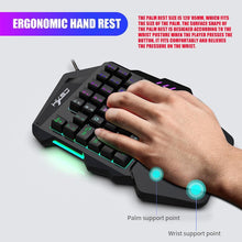 Load image into Gallery viewer, One-Handed Keyboard And Mouse Gaming Combo - Decor Home