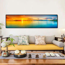 Load image into Gallery viewer, Sunset Landscape Wall Art Canvas Print (50x150cm) - Decor Home