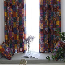 Load image into Gallery viewer, Cottage Style Cotton Linen Curtains - Decor Home