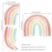 Load image into Gallery viewer, Jazzy Rainbow Element Wall Decals For Kids Decor - Decor Home