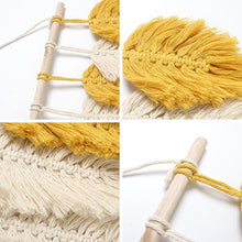 Load image into Gallery viewer, Handwoven Feather Wall Hanging Macrame - Decor Home