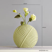 Load image into Gallery viewer, Ceramic Leaf Flower Vases - Decor Home