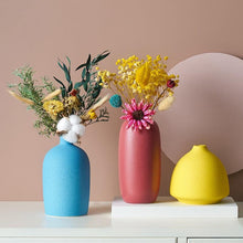 Load image into Gallery viewer, Contemporary Colorful Ceramic Vases For Flowers - Decor Home