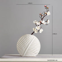 Load image into Gallery viewer, Ceramic Leaf Flower Vases - Decor Home