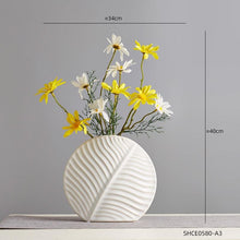 Load image into Gallery viewer, Ceramic Leaf Flower Vases - Decor Home